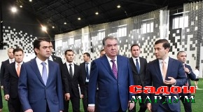 Ифтитоҳи иншооти нав дар шаҳри Душанбе аз ҷониби Пешвои миллат