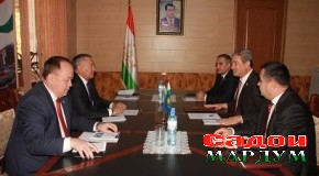 Мулоқоти Ҷамшед Муртазозода бо Валихан Туреханов