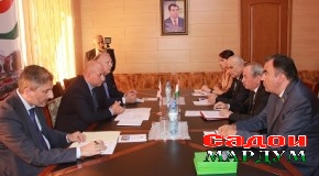 Вохӯрии Абдуҳалим Ғаффорзода бо Александр Хвтисиашвили