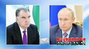 Суҳбати телефонии Пешвои миллат бо Владимир Путин