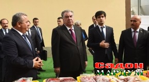 Ифтитоҳи Корхонаи парандапарварии мурғи гӯштии ҶДММ “Сувайба-2014” дар шаҳри Кӯлоб