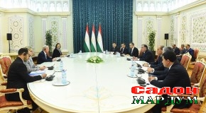 Мулоқоти Пешвои миллат муҳтарам Эмомалӣ Раҳмон бо  Аксел ван Тротсенбург ва Анна Бйерде