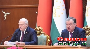 Изҳороти матбуотии Пешвои миллат муҳтарам Эмомалӣ Раҳмон аз рӯи натиҷаҳои мулоқоту музокирот бо Президенти Ҷумҳурии Беларус Александр Лукашенко