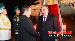 Оғози сафари кории Пешвои миллат муҳтарам Эмомалӣ Раҳмон дар Ҷумҳурии Қазоқистон