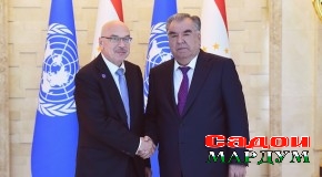 Гуфтугӯи Пешвои миллат бо Владимир Воронков