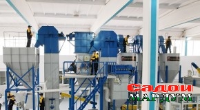 Ифтитоҳи коргоҳи истеҳсоли микросемент дар назди ҶСП “Заводи таҷрибавии механикӣ” — и шаҳри Норак