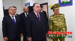 Ифтитоҳи бинои маъмурӣ ва хонаҳои хизматӣ барои кормандони Раёсати Кумитаи давлатии амнияти миллии Ҷумҳурии Тоҷикистон дар ноҳияи Панҷ