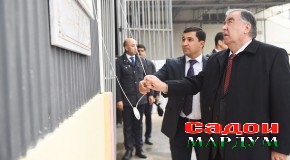 Президенти мамлакат муҳтарам Эмомалӣ Раҳмон Корхонаи истеҳсоли қубурҳои асбестӣ дар шаҳри Бохтарро ба истифода доданд