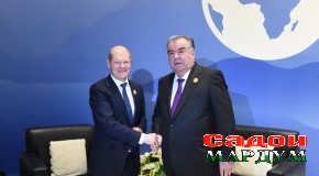 Мулоқоти Пешвои миллат бо Канслери федералии Олмон Олаф Шолтс