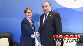 Мулоқоти Пешвои миллат бо Президенти Бонки Аврупоии таҷдид ва рушд хонум Одил Рено-Бассо