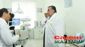 Ифтитоҳи маркази саломатӣ дар деҳоти Ҳайдар Усмонови ноҳияи Бобоҷон Ғафуров аз ҷониби Пешвои миллат муҳтарам Эмомалӣ Раҳмон