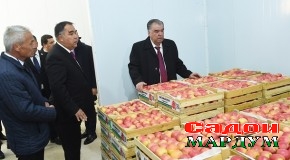 Ба истифода додани сардхонаи нав дар Боғи миллии “Ваҳдат” дар ноҳияи Бобоҷон Ғафуров аз ҷонтби Пешвои миллат