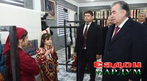 Президенти Ҷумҳурии Тоҷикистон муҳтарам Эмомалӣ Раҳмон Маркази қолинбофии “Субҳия” дар ноҳияи Деваштичро мавриди баҳрабардорӣ қарор доданд