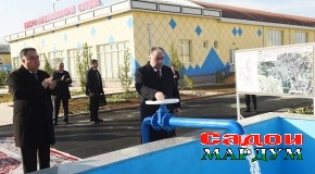 Пешвои миллат муҳтарам Эмомалӣ Раҳмон  хати оби нӯшокӣ дар ноҳияи Деваштичро мавриди истифода қарор доданд.