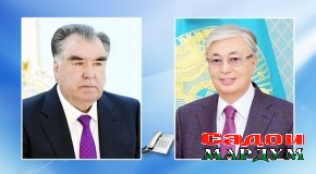 Суҳбати телефони Пешвои миллат бо Президенти Ҷумҳурии Қазоқистон Қосим-Жомарт Токаев
