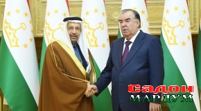 Мулоқоти Пешвои миллат муҳтарам Эмомалӣ Раҳмон бо Вазири сармоягузории Подшоҳии Арабистони Саудӣ Холид Ал-Фолеҳ