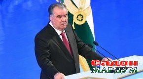 Иштироки Пешвои миллат дар ҷаласаи тантанавӣ бахшида ба иди касбии кормандони мақомоти амнияти миллӣ