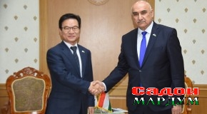 Мулоқоти Маҳмадтоир Зокирзода бо Квон Донг Сок