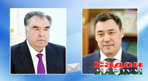 Суҳбати телефони Пешвои миллат бо Президенти Қирғизистон Садир Жапаров