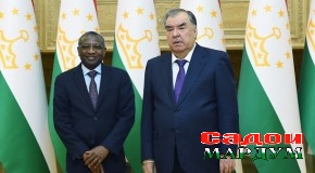 Мулоқоти Президенти Ҷумҳурии Тоҷикистон муҳтарам Эмомалӣ Раҳмон бо Ноиби Президенти Гурӯҳи Бонки исломии рушд оид ба амалиёт доктор Мансур Мухтар