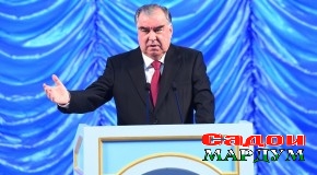 Суханронии Пешвои миллат, Сарфармондеҳи Олии Қувваҳои Мусаллаҳи кишвар муҳтарам Эмомалӣ Раҳмон ба ифтихори 30-юмин солгарди таъсисёбии Қувваҳои Мусаллаҳи Ҷумҳурии Тоҷикистон