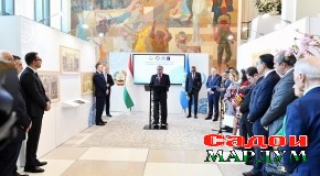 Иштироки Президенти Ҷумҳурии Тоҷикистон муҳтарам Эмомалӣ Раҳмон дар маросими ифтитоҳи Намоишгоҳи “Таърихи рушди Тоҷикистон” дар қароргоҳи Созмони Милали Муттаҳид
