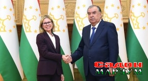 Мулоқоти Эмомалӣ Раҳмон бо Анна Бйерде