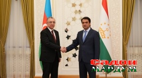 Мулоқоти Рустами Эмомалӣ бо Элдар Азизов