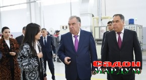 Ифтитоҳи ҶДММ “Озода Косметикс” дар ноҳияи Бобоҷон Ғафуров аз ҷониби Пешвои миллат муҳтарам Эмомалӣ Раҳмон