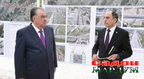 Шиносоии Пешвои миллат муҳтарам Эмомалӣ Раҳмон аз таҷдиди қитъаи Қизилқалъа — Бохтар, роҳи автомобилгарди Душанбе – Бохтар