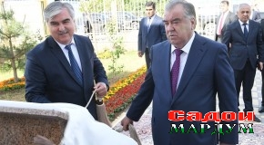 Пешвои миллат муҳтарам Эмомалӣ Раҳмон бинои Раёсати молияи шаҳри Левакантро ифтитоҳ бахшиданд