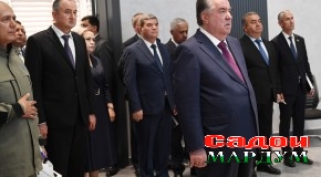 Пешвои миллат, Президенти Ҷумҳурии Тоҷикистон муҳтарам Эмомалӣ Раҳмон ҶСК «Азот»-ро пас аз таъмиру навсозӣ ифтитоҳ бахшиданд