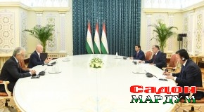 Мулоқоти Пешвои миллат муҳтарам Эмомалӣ Раҳмон бо Президенти ФИФА ва Президенти Конфедератсияи футболи Осиё (АФК)