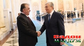 Маросими истиқболи расмии Президенти Ҷумҳурии Тоҷикистон муҳтарам Эмомалӣ Раҳмон дар Қасри “Оқ-Орда”-и Ҷумҳурии Қазоқистон