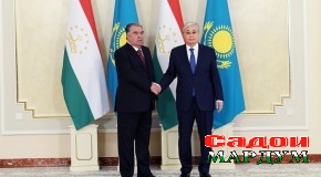 Мулоқоту музокироти сатҳи олӣ миёни Тоҷикистон ва Қазоқистон