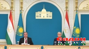 Изҳороти матбуотии Пешвои миллат муҳтарам Эмомалӣ Раҳмон аз рӯйи мулоқоту музокирот бо Президенти Ҷумҳурии Қазоқистон Қосим-Жомарт Токаев