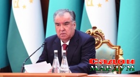 Изҳороти матбуотӣ аз рӯйи натиҷаҳои мулоқоту музокирот бо Президенти Туркманистон Сердар Бердимуҳаммедов