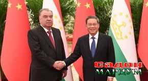 Мулоқоти Пешвои миллат муҳтарам Эмомалӣ Раҳмон бо Сарвазири Шӯрои давлатии Ҷумҳурии Мардумии Чин Ли Тсян