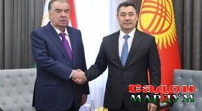 Мулоқоти Пешвои миллат муҳтарам Эмомалӣ Раҳмон бо Президенти Ҷумҳурии Қирғизистон Садир Жапаров