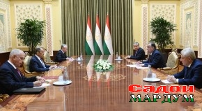 Мулоқоти Пешвои миллат муҳтарам Эмомалӣ Раҳмон бо Вазири корҳои хориҷии Федератсияи Россия Сергей Лавров