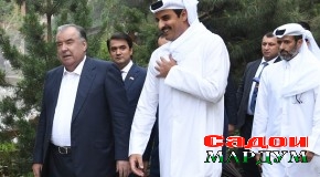 Боздиди сарони давлатҳои Тоҷикистону Қатар аз қароргоҳи беруназшаҳрии Такоб дар ноҳияи Варзоб
