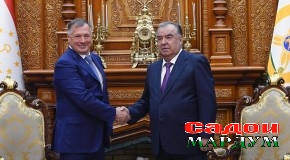 Мулоқоти Пешвои миллат муҳтарам Эмомалӣ Раҳмон бо Муовини Раиси Ҳукумати Федератсияи Русия Марат Ҳуснуллин
