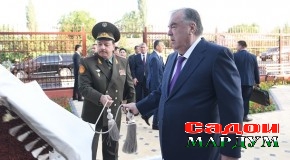 Ифтитоҳи бинои нави Комиссариати ҳарбии ноҳияи Ховалинг аз ҷониби Пешвои миллат муҳтарам Эмомалӣ Раҳмон
