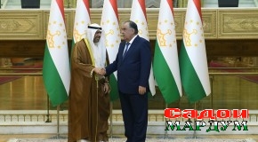 Мулоқоти Пешвои миллат муҳтарам Эмомалӣ Раҳмон бо муовини Сарвазир ва Вазири мудофиаи Давлати Кувайт Шайх Аҳмад Фаҳд ал-Аҳмад ас-Сабоҳ
