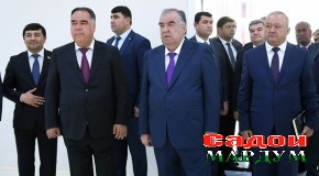 Ифтитоҳи Қасри паҳлавонони суғдӣ ва майдончаи бозии футбол дар назди Муассисаи таҳсилоти миёнаи умумии №2-и деҳаи Урметани ноҳияи Айнӣ аз ҷониби Пешвои миллат муҳтарам Эмомалӣ Раҳмон