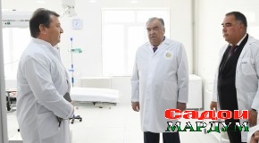 Ифтитоҳи Беморхонаи минтақавии № 2-и деҳаи Урметани деҳоти Урметани ноҳияи Айнӣ аз ҷониби Пешвои миллат муҳтарам Эмомалӣ Раҳмон