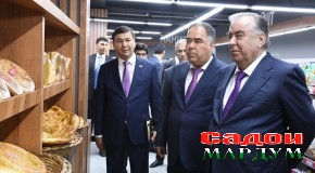 Ифтитоҳи Маркази савдо ва фароғатии “Хонаи ман” дар шаҳри Хуҷанд аз ҷониби Пешвои миллат муҳтарам Эмомалӣ Раҳмон