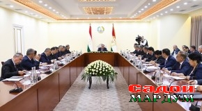 Машварати кории Пешвои миллат муҳтарам Эмомалӣ Раҳмон бо роҳбарияти вилояти Суғд ва раисони шаҳру ноҳияҳои он