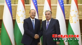 Мулоқоти Пешвои миллат муҳтарам Эмомалӣ Раҳмон бо Сарвазири Ҷумҳурии Узбекистон Абдулло Орипов