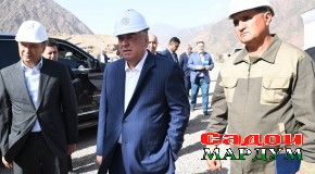 Боздиди Пешвои миллат муҳтарам Эмомалӣ Раҳмон аз ҷараёни корҳо дар кони №17-и Неругоҳи барқи обии “Роғун”
